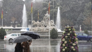 Lluvia en Madrid