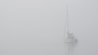 Niebla en el mar